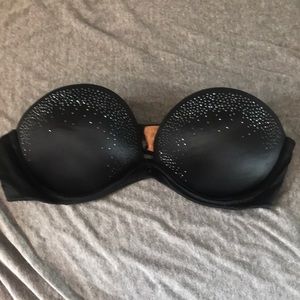 Strapless special edition rhinestone bra